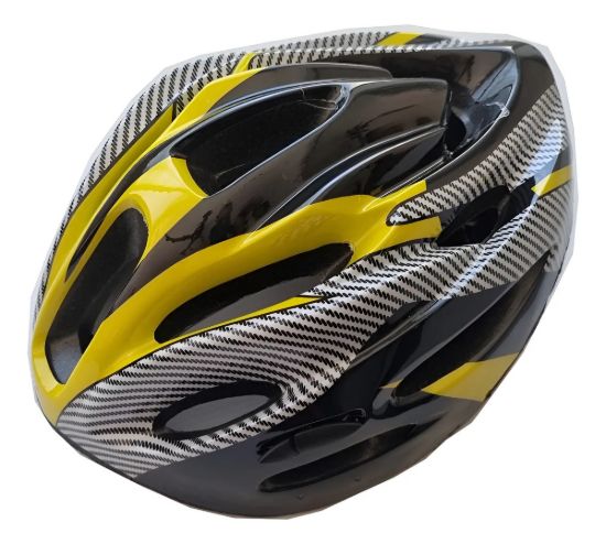 Imagen de Casco Ciclismo Knex Sports Adulto Ajustable Ventilado - Amarillo - Unico
