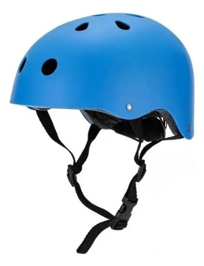 Imagen de Casco Protección Skate Con Anillo Ajustable - Azul - Unico