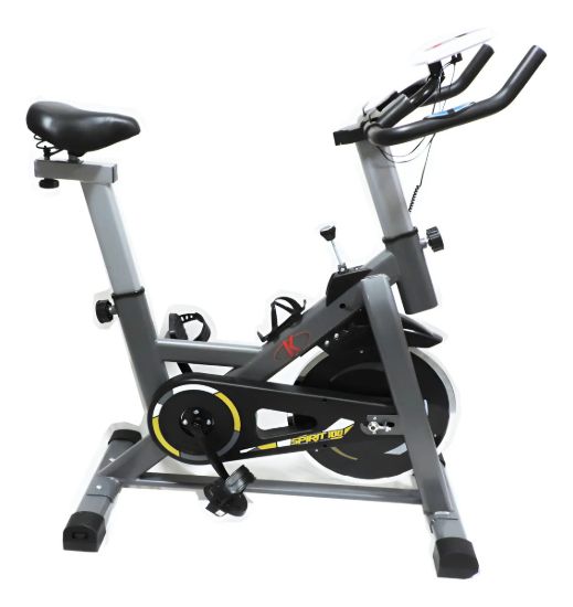 Imagen de Bicicleta Spinning Knex Sport Jc-703 100 Kg Ajustable Gris