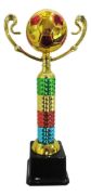 Imagen de Copa Trofeo Premiación Deportes Futbol 32.5 Cm  Dorado