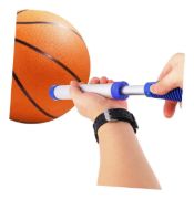 Imagen de Inflador Bicicleta Pelota Con Valvula Y Accesorios  Azul