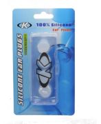Imagen de Tapones De Oídos Knex Sport Ep-1 (2 Pares) Silicona Transparente