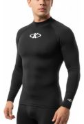 Imagen de Remera Termica Camiseta Con Cuello - Negro - S