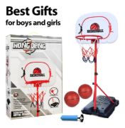 Imagen de Tablero + Aro Basket Con Pie Niños Altura 2.40 Mts