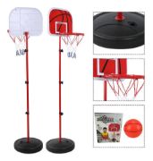 Imagen de Tablero + Aro Basket Con Pie Niños Altura 1.20 Mts 