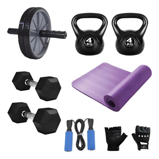 Imagen de Kit Set De Entrenamiento Fitness Ejercicio N1 Negro