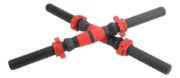 Imagen de Set 2 Mancuernas + Barra 3 En 1 15 Kgs Dmstore Negro