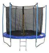 Imagen de Cama Elastica Con Escalera 1.83 Mts Excelente Calidad Negro Azul
