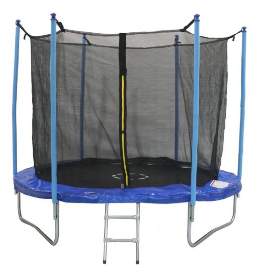 Imagen de Cama Elastica Con Escalera 1.83 Mts Excelente Calidad Negro Azul