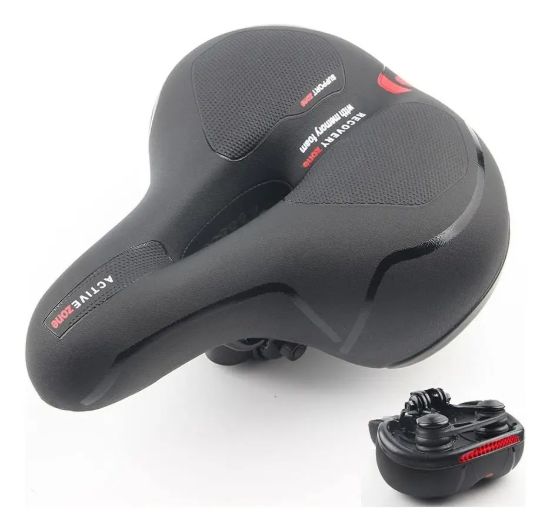 Imagen de Asiento Super Acolchonado Bicicleta 24 Cm 20 Cm