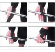 Imagen de Agarre Strap Musculacion Levantamiento Pesas Par Negro
