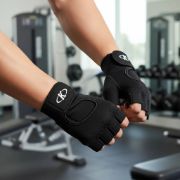 Imagen de Guante Fitness Neopreno Musculacion Negro