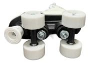 Imagen de Patin Artistico Pvc Bota + Bolso Porta Patin - Negro - 28 - 25 mm
