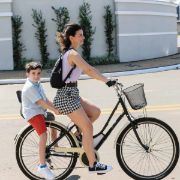 Imagen de Asiento Bici Para Niño Con Respaldo Negro 33 Cm 16 Cm