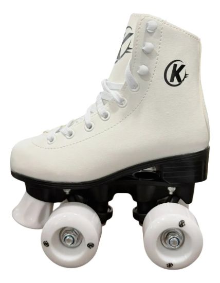 Imagen de Patin Artistico Pvc Bota + Bolso Porta Patin - Negro - 33 - 25 mm