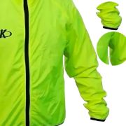 Imagen de Campera Cortaviento Running Deporte Ciclismo Entrenamiento Fluor L Lisa