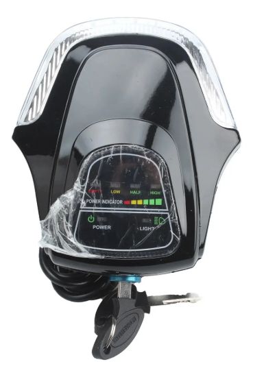 Imagen de Kit Luz Con Llave Para Moto Electrica Choper City Coco 60v