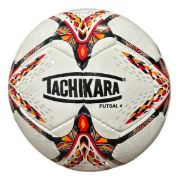 Imagen de Pelota Futsal Tachikara Cocida A Mano Futbol 5 Blanco