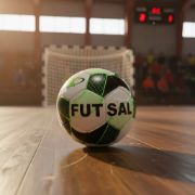 Imagen de Pelota Futsal Cocida A Mano K N°3 Negro