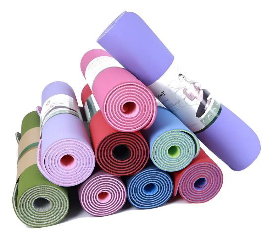 Imagen de Colchoneta Yoga Mat Tpe Eco Friendly 6mm Bicolor