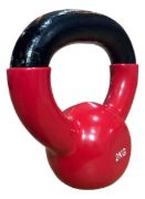 Imagen de Pesa Rusa Hierro Engomado Con Asa 2 Kg Rojo