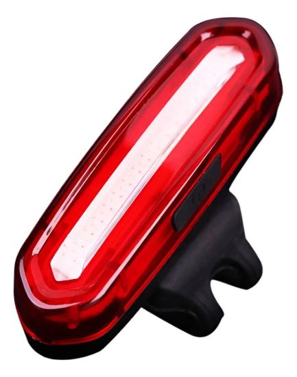 Imagen de Luz Trasera Led C/carga Usb Negro