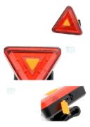 Imagen de Luz Trasera Led C/carga Usb Triangular Bainbow Negro