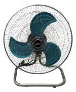 Imagen de Ventilador 3 En 1  3 Aspas Indra Pack X2 Demstore 50 Cm 50 Negro Azul Metal 3