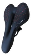 Imagen de Asiento Bicicleta Acolchonado Gel Negro Con Rojo Negro