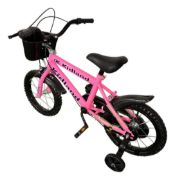 Imagen de Bicicleta Niño Niña Rodado 16 Rueditas + Casco  Armada Negro 16 "