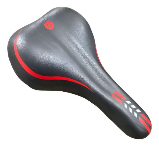 Imagen de Asiento Acolchonado Bicicleta Negro Ciclismo Negro 27 Cm 16 Cm