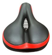 Imagen de Asiento Super Acolchonado Bicicleta Grueso Negro 25 Cm 20 Cm