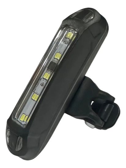 Imagen de Luz Trasera Led C/carga Usb Negro