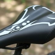 Imagen de Asiento Mtb Rhlm Poliuretano Negro / Blanco Urbano Negro 28x17.5cm