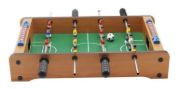 Imagen de Mini Metegol De Madera Juego De Mesa Futbol Niños Tablero Marrón