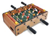 Imagen de Mini Metegol De Madera Juego De Mesa Futbol Niños Tablero Marrón