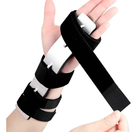 Imagen de Estabilizador De Mano  Con Ferula  Con Velcro Lesiones Negro M