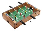 Imagen de Mini Metegol De Madera Juego De Mesa Futbol Niños Tablero Marrón