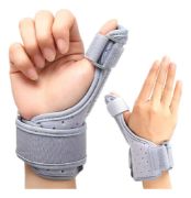 Imagen de Estabilizador Dedo Con Muñequera Lesiones Tendinitis Gris M