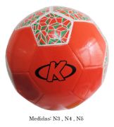 Imagen de Red De Futbol Tenis 2mts + Pelota Futbol N5 Rojo