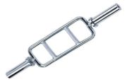 Imagen de Barra Olímpica Romana Maciza C/topes Cromada