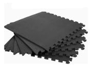 Imagen de Piso Goma Eva Tatami Set X6 Unidades Encastrable 60*60*1cm Negro Gránulos
