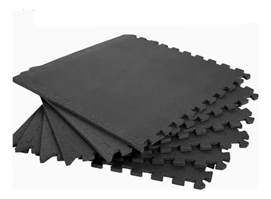 Imagen de Piso Goma Eva Tatami Set X6 Unidades Encastrable 60*60*1cm Negro Gránulos