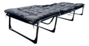 Imagen de Reposera Acolchonada Plegable Exterior Camastro Negro