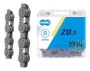 Imagen de Cadena Kmc Z8.3 Bicicleta 8 Velocidades 116 Eslabones Gris