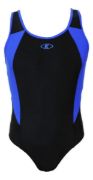 Imagen de Malla Natacion Piscina Lycra Forrada Anti Cloro + Accesorios - Azul - 10