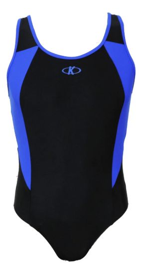 Imagen de Malla Natacion Piscina Lycra Forrada Anti Cloro + Accesorios - Azul - 10