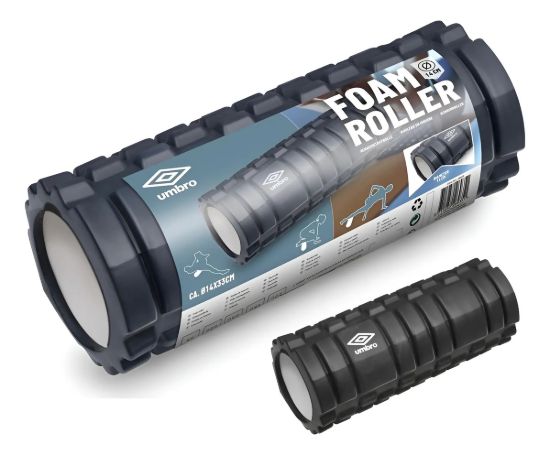 Imagen de Rolo Umbro Hueco Sensitivo Foam Roller 33 Cm Negro
