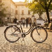 Imagen de Bicicleta Joven Paseo R24 C/parrilla Y Canasto Marrón Green Marrón 24 "