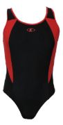 Imagen de Malla Natacion Piscina Lycra Forrada Anti Cloro + Accesorios - Rojo - 10